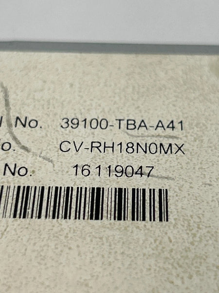 2019 TO 2021 HONDA CIVIC RADIO AM FM RECEIVER UNIT ASSY OEM LX 39100TBAA41
