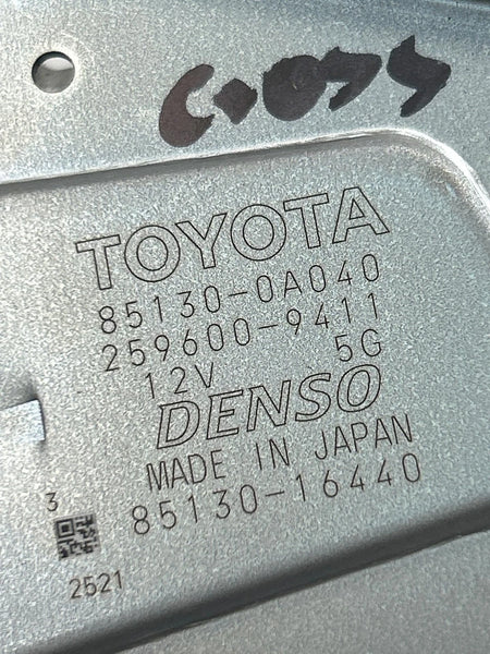 2022 2023 2024 2025 TOYOTA COROLLA CROSS REAR WIPER MOTOR ASSY