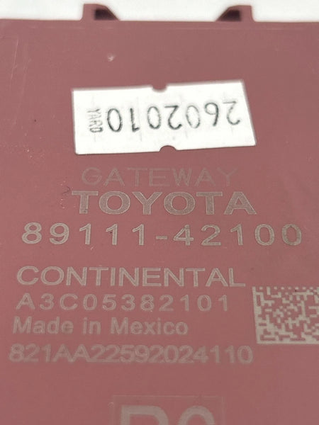 2021 TOYOTA RAV-4 NETWORK GATEWAY CONTROL MODULE UNIT ASSEMBLY