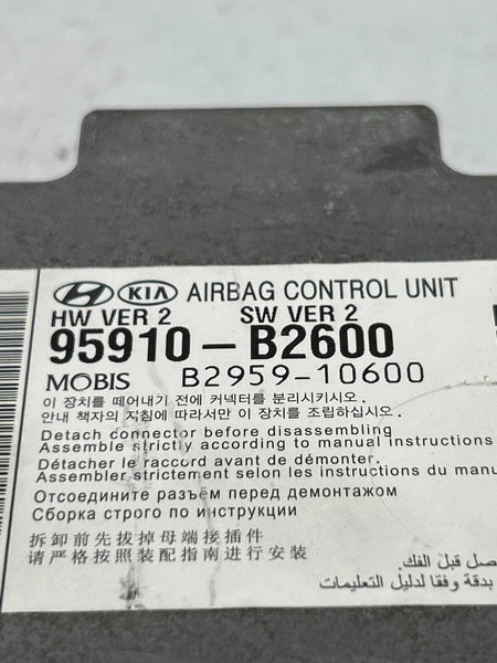 2019 KIA SOUL RESTRAINT CONTROL MODULE ASSY OEM JR3Z14C689A