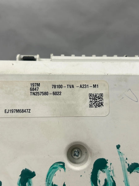 2022 HONDA ACCORD INSTRUMENT CLUSTER SPEEDOMETER 1.5T OEM 78100TVAA231 61K MILES