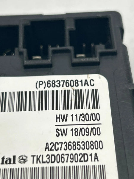 2014 2020 JEEP CHEROKEE DOOR CONTROL MODULE FRONT LEFT SIDE ASSY