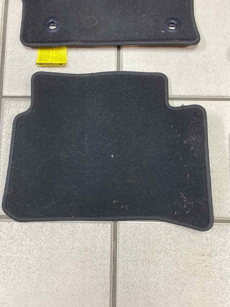 2020 TOYOTA COROLLA COMPLETE SET OF 4 FLOOR MATS ASSY BLACK OEM