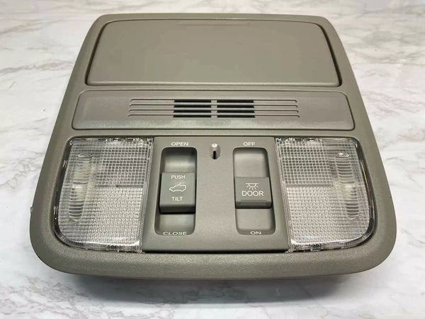 17 18 19 20 21 22 HONDA CRV OVERHEAD CONSOLE ROOF DOOM LIGHT GRAY ASSY OEM 83250T1GG01ZC