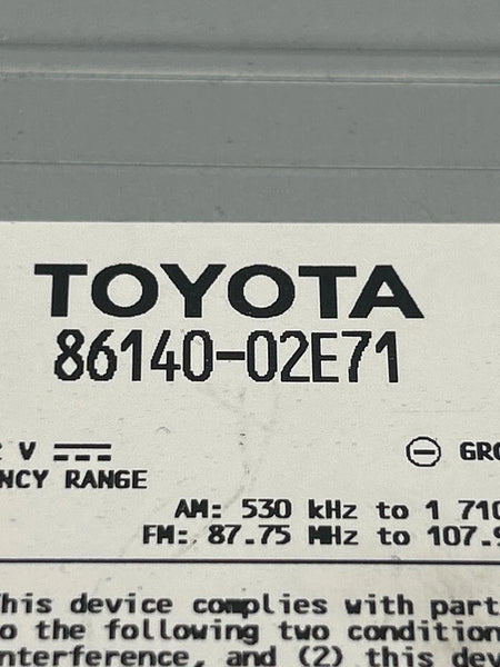 2021 2022 TOYOTA COROLLA RADIO AM FM DISPLAY RECEIVER SEDAN ASSY OEM 8614002E71