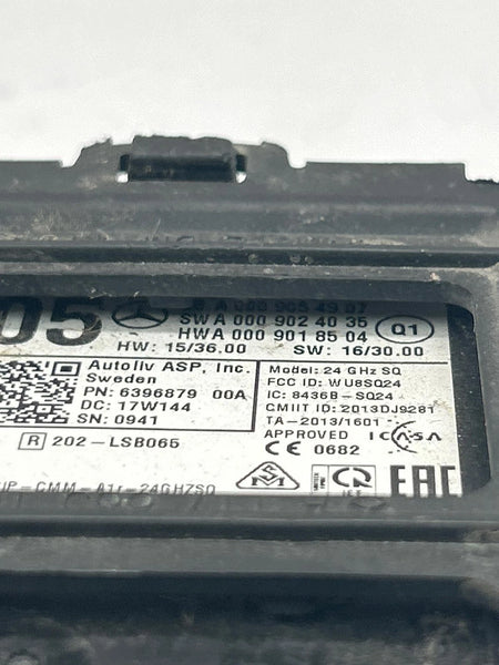 2015 2016 MERCEDES GLA CRUISE CONTROL FRONT RADAR ASSY