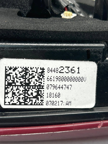 2018 2019 2020 2021 CHEVROLET TRAVERSE TAIL LIGHT LIDGATE MOUNTED RIGHT SIDE