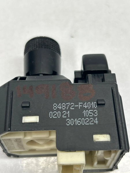 2018 TO 2022 TOYOTA CHR MIRROR SWITCH FRONT DRIVER SIDE DOOR ASSY OEM 84872F4010
