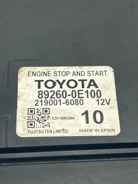 2019 TOYOTA HIGHLANDER IGNITION START CONTROL MODULE UNIT ASSY