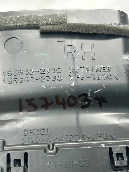 2022 TOYOTA COROLLA AIR CONDITIONER VENT CENTER DASHBOARD DUAL VENT ASSY