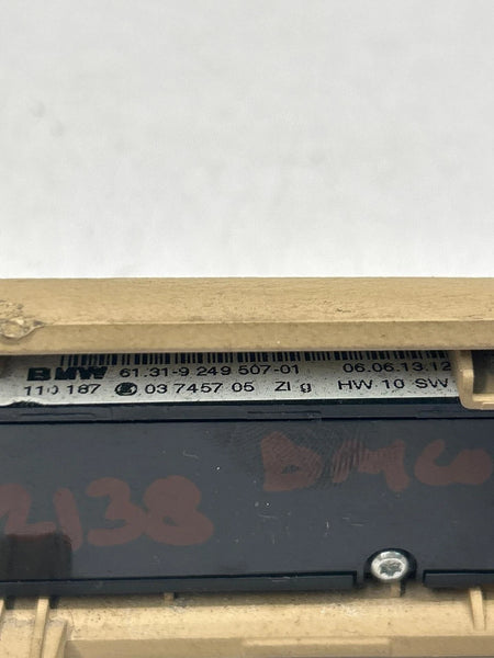 2014 BMW X1 CENTER CONSOLE TRACTION CONTROL SWITCH PANEL ASSY