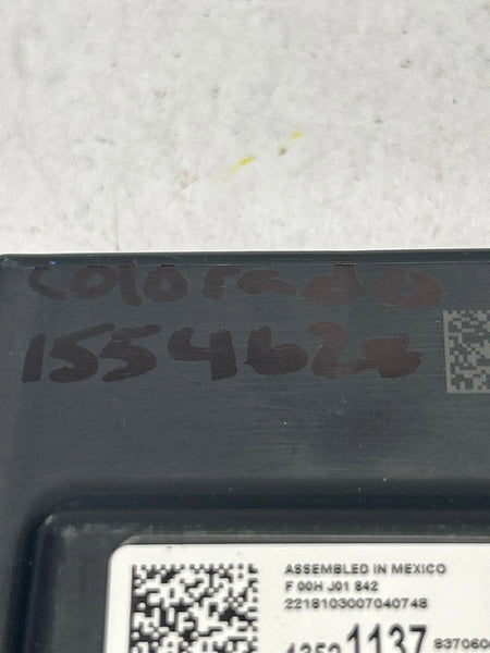 2018 CHEVY COLORADO PARKING ASSIST CONTROL MODULE UNIT ASSY OEM 13521137