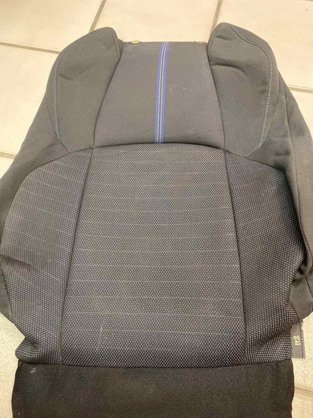 20 TOYOTA COROLLA RIGHT SEAT UPPER BACKREST BLACK CLOTH BLUE STICHES 710730ZR30