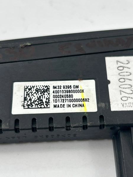 2018 CHEVY EQUINOX GEAR SHIFT INDICATOR ASSY OEM 84329396