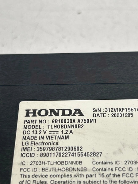 2024 2025 HONDA ACCORD TELEMATICS CONTROL MODULE UNIT ASSY