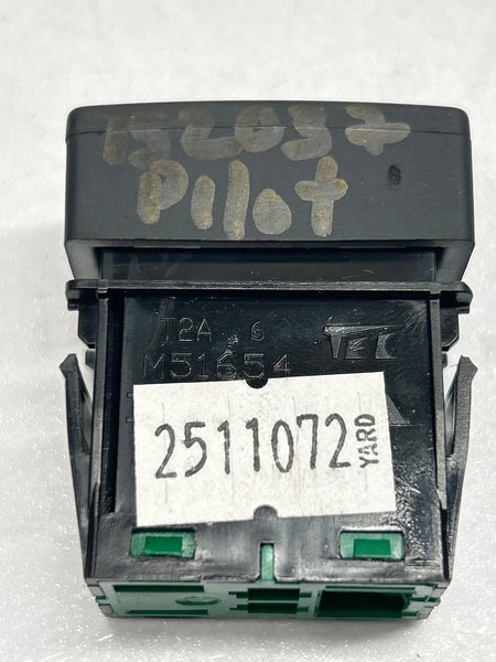 2016 HONDA PILOT CENTER CONSOLE STABILIZER CONTROL SWITCH ASSY OEM M51654