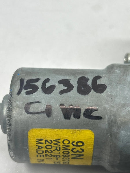 2022 HONDA CIVIC SEAT MOTOR FRONT RIGHT PASSANGER SIDE ASSEMBLY