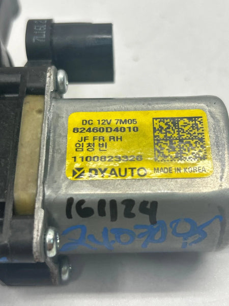 2016 2017 2018 2019 2020 KIA OPTIMA WINDOW MOTOR FRONT RIGHT PASSANGER SIDE ASSY
