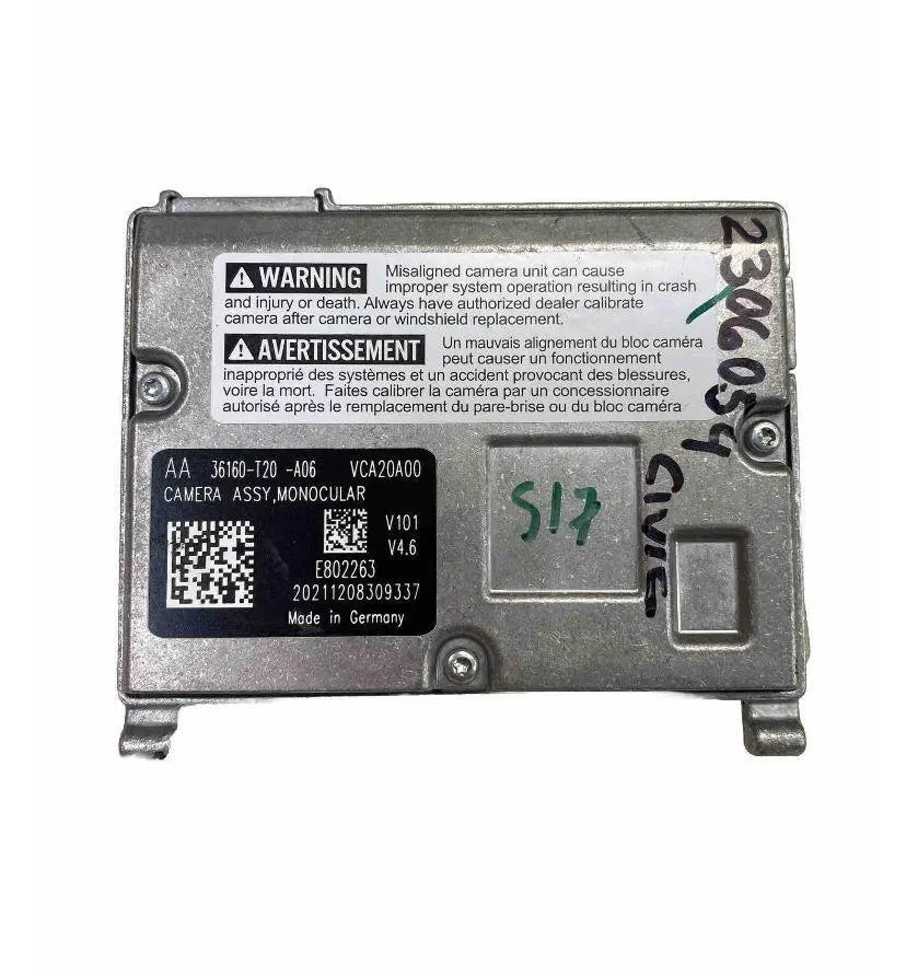 Honda Civic front camera 22 to 23 lane departure warning sport OEM 36160T20A06