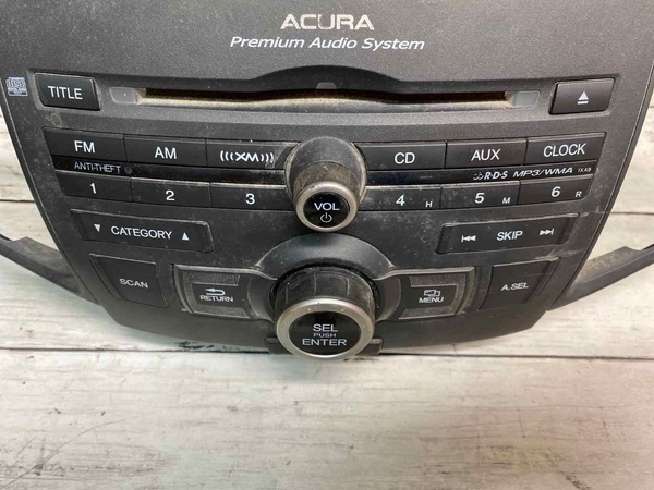 11 14 ACURA TSX 2.4L RADIO RECEIVER W/O NAVIGATION OEM 39100TL2A11