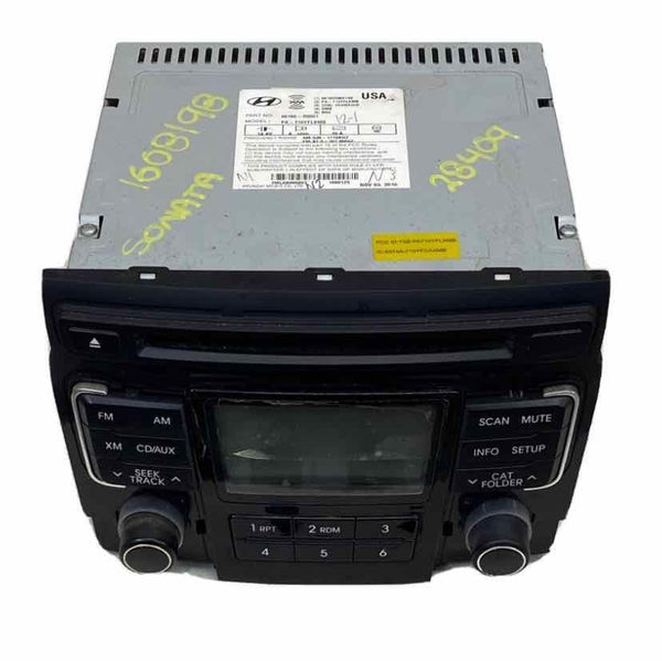 11 HYUNDAI SONATA US MARKET NO HYBRID RADIO DISPLAY SCREEN & RECEIVER 961803Q001