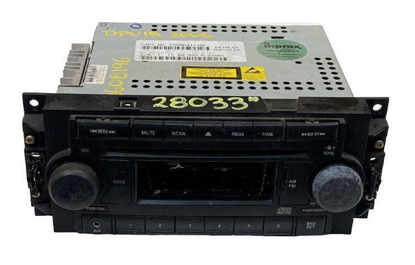 Conjunto de receptor de radio para camioneta Dodge Ram 1500 2004-2010 OEM 05064173AF