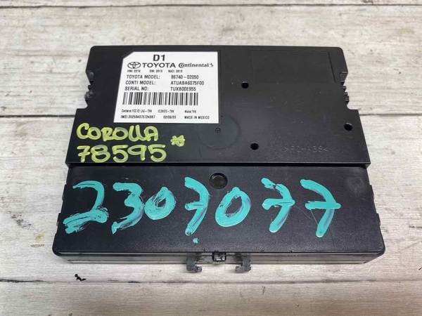 Toyota Corolla transceiver 20 23 telematics control module XSE OEM 8674002050