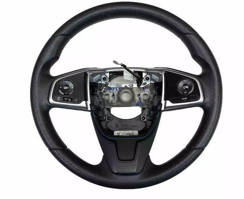 Honda Civic steering wheel 16 to 21 OEM black w/o leather cpe & sdn 78500TBAA12
