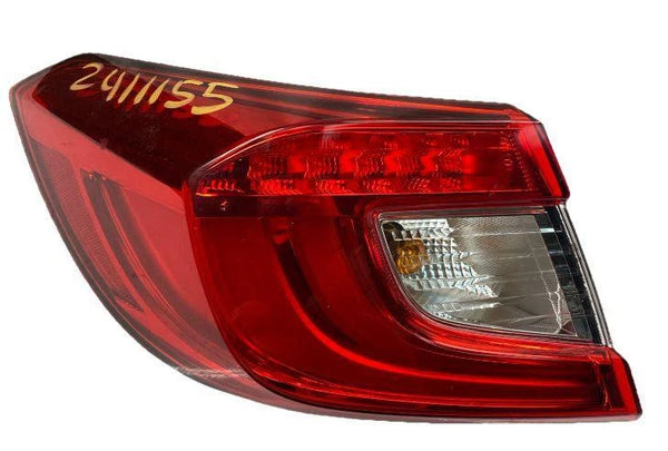 2018 TO 2021 HONDA ACCORD TAIL LIGHT LEFT DRIVER SIDE QUARTER MOUNTED OEM 2233550TVAA01