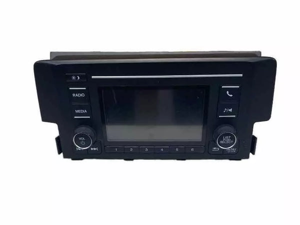 Honda Civic radio am fm 19 20 display screen & receiver assy OEM 39100TGGA81