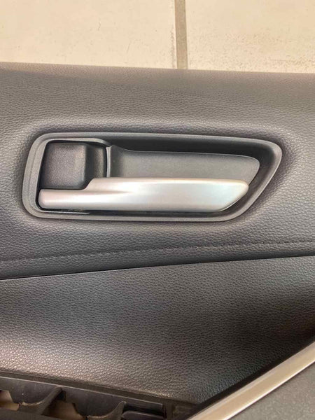 Toyota Corolla door panel trim 20 22 front left leather black/blue 676200Z490C3