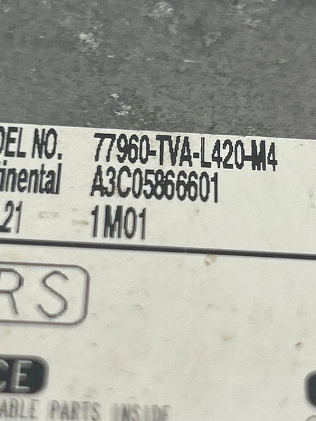 2019 HONDA ACCORD DIAGNOSTIC CONTROL MODULE UNIT OEM 77960TVAL420