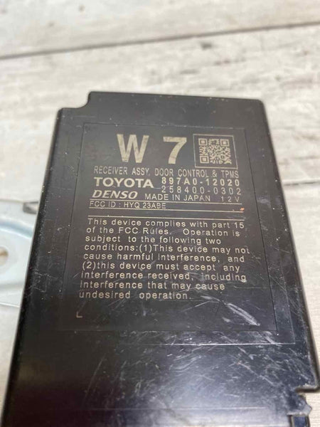 Toyota Corolla TPMS 2020 tire pressure unit door control module OEM 8970A12020