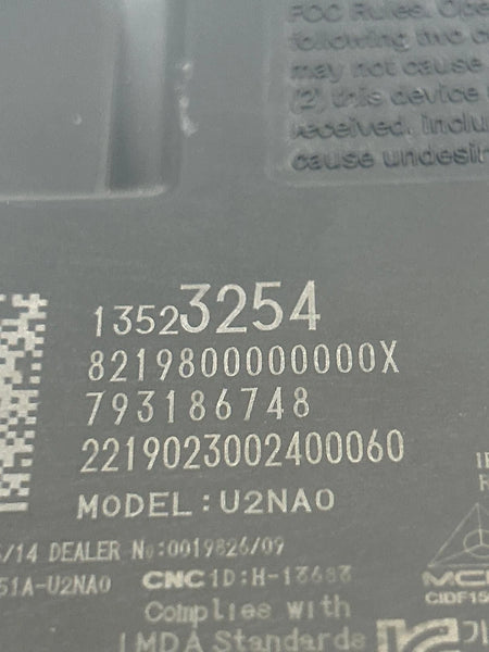 2019 2020 CHEVROLET EQUINOX KEYLESS ENTRY CONTROL MODULE UNIT ASSEMBLY