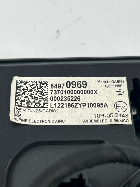 2020 TO 2022 CHEVROLET BLAZER RADIO AM FM DISPLAY & CONTROL PANEL ASSY OEM 84970969