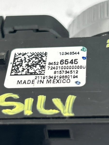 2019 CHEVROLET SILVERADO 3500 PICKUP HEADLIGHT CONTROL SWITCH DASHBOARD MOUNTED