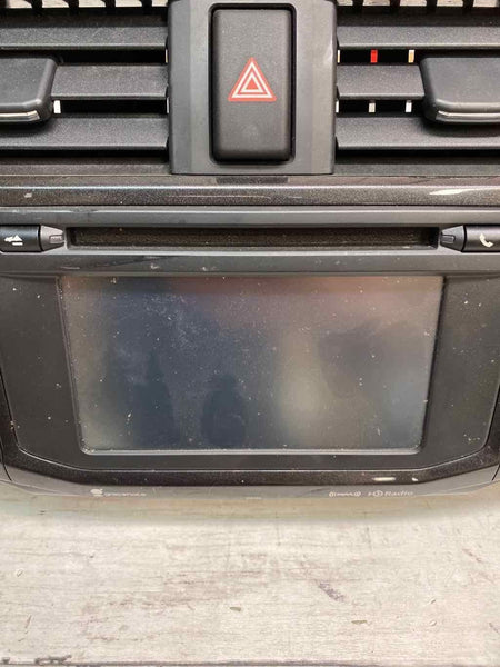 16 18 TOYOTA 4RUNNER RÁDIO DISPLAY &amp; RECEIVER OEM 510140 8610035360 BOTÃO FALTANDO