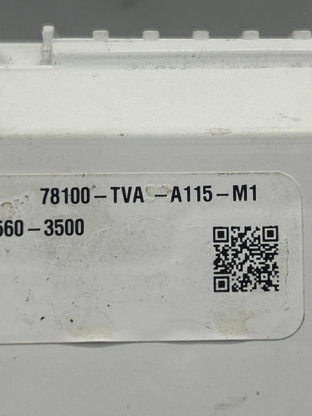 2018 TO 2020 HONDA ACCORD INSTRUMENT CLUSTER SPEEDOMETER US 1.5L TURBO LX 78100TVAA115