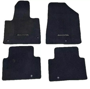 2018 HYUNDAI SANTA FE FLOOR MATS FLOOR MAT CARPET COMPLETE SET OF 4 ASSY OEM