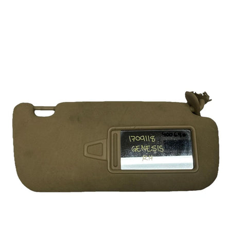 2009 TO 2014 HYUNDAI GENESIS SUN VISOR PASSANGER SIDE SEDAN OEM 852023M400TX