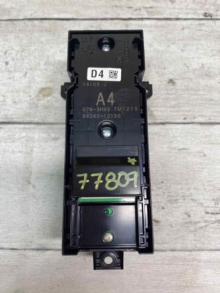20 22 TOYOTA COROLLA SDN INTERRUPTOR DE LA VENTANILLA DE LA PUERTA MAESTRA DEL CONDUCTOR DELANTERO IZQUIERDO 8404012150