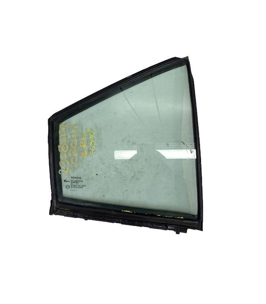 Toyota Corolla vent glass window 2020 to 2022 sedan rear right OEM 6812302430