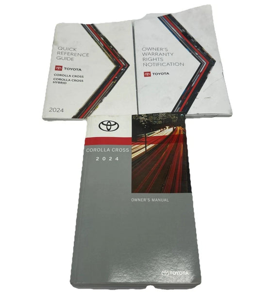 2024 TOYOTA COROLLA CROSS OWNER MANUAL