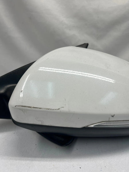 16 20 KIA OPTIMA DOOR MIRROR LEFT SIDE VIN 5 MANUAL HEATED BLIND SPOT WHITE SWP