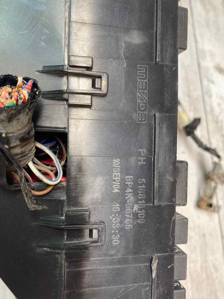 Caja de fusibles del motor Mazda CX7 (2010-2012), conjunto de caja de fusibles y relés OEM EH4466760B