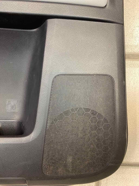 10 13 TOYOTA 4RUNNER SR5 RAR PANEL DE MOLDURA DE PUERTA IZQUIERDA CUERO GRIS OEM 6764035C20C3