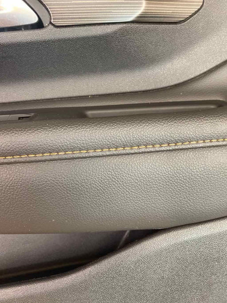 Moldura de panel de puerta GMC Terrain 2018, parte trasera derecha, cuero negro, OEM 84320346