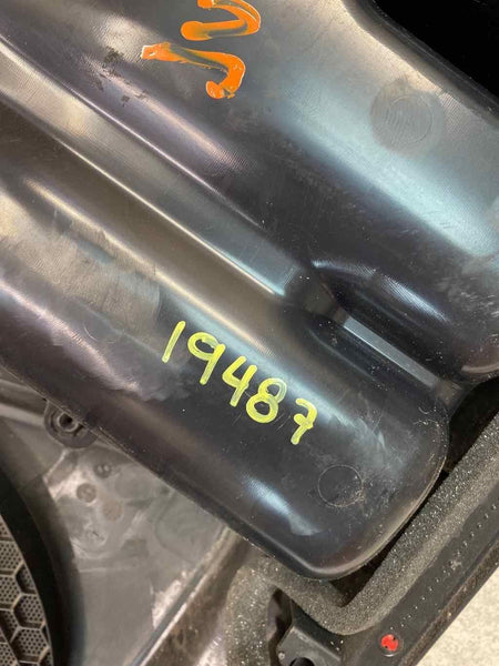 15 20 TOYOTA 4RUNNER PANEL DE MOLDURA DE PUERTA DELANTERA IZQUIERDA DE CUERO NEGRO OEM 6762035D00C0