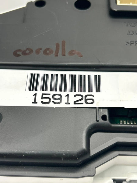 2021 TOYOTA COROLLA INSTRUMENT CLUSTER SPEEDOMETER SEDAN MPH ASSY