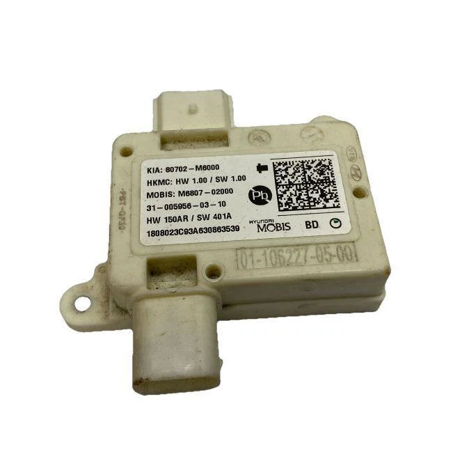 2020 KIA FORTE OCCUPANT DETECTION FRONT PASSENGER SIDE CONTROL MODULE 80702M6000